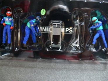 1/43 Minichamps Sauber Petronas Jack Set Pit Stop 343 100034