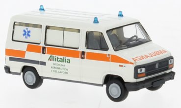 1/87 Brekina Fiat Ducato Bus Ambulanza Alitalia 34910