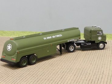 1/87 Brekina Kenworth Bullnose US Army Air Forces Tank-Sattelzug 85957