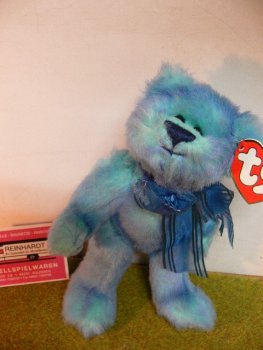 TY 87 Ty Teddy Azure "I'm Blue Without You" ca.22 cm mit Wattefüllung
