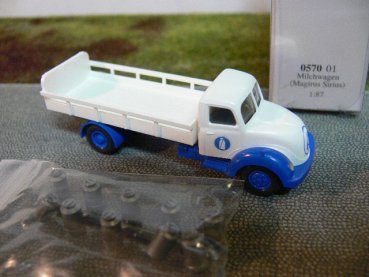 1/87 Wiking Magirus Sirius Milchwagen Pritsche 0570 01