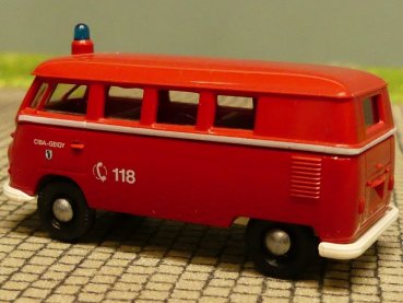 1/87 Brekina # 0289 VW T1 b Feuerwehr Ciba-Geigy CH Bus