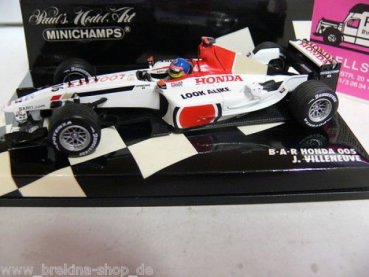 1/43 Minichamps B.A.R Honda 005 J. Villeneuve 2003 #16 400030016