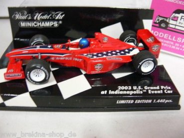 1/43 Minichamps Event Car U.S. Grand Prix 2003 #03 400030301