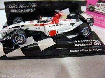1/43 Minichamps B.A.R Honda 006 T.Sato Japanese GP 2004 400040110