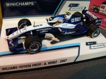 1/43 Minichamps Williams-Toyota A. Wurz FW29 2007 400070017