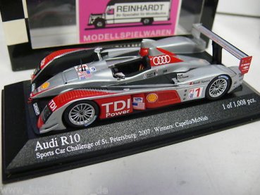 1/43 Minichamps Audi R10 St. Petersburg Sports Car Cha. 400071691