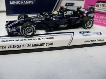 1/43 Minichamps Williams FW30 N. Rosberg 21-24 Jan. 2008 400080407