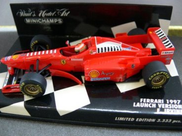 1/43 Minichamps Ferrari 1997 F1 Launch Version E.Irvine #6