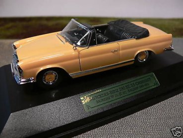 1/43 Faller 4330 Mercedes-Benz 280 SE 3,5 Cabrio gelb