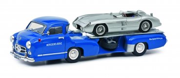 1/43 Schuco MB Blaues Wunder mit 300 SLR 45 037 6800