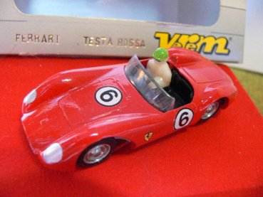 1/43 Verem Ferrari Testa Rossa #6 mit Fahrerfigur