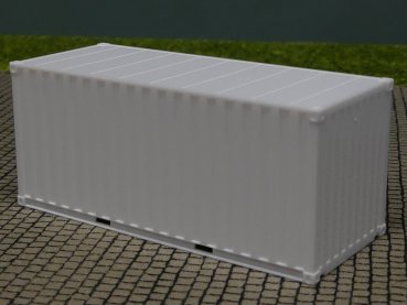 1/87 Herpa20 ft Container weiß geriffelt #2