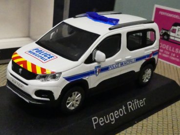 1/43 Norev Peugeot Rifter 2019 Police Municipale 479067