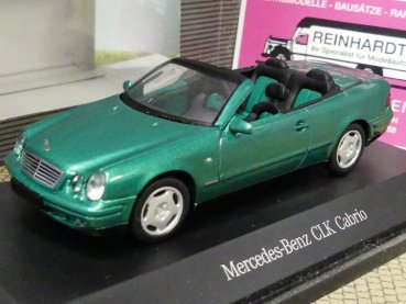 1/43 Schuco MB CLK Cabrio offen grünmetallic