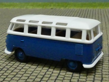 1/87 Brekina # 1700 VW T1 Samba weiß/brillantblau 31824