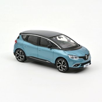 1/43 Norev Renault Scenic 2016 Celeste Blue & Black 517735