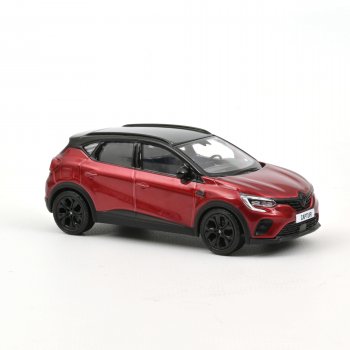 1/43 Norev Renault Captur Rive Gauche 2022 Flame Red & Black 517769