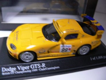 1/43 Minichamps Dodge Viper GTS-R British GTC 1999 Clark/Cunningham 400991499