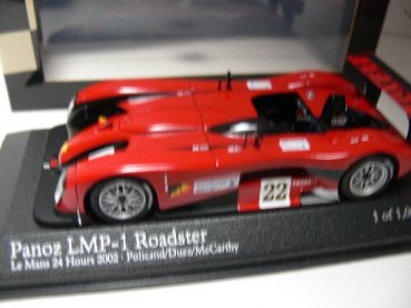 1/43 Minichamps Panoz LMP-1 Roadster Le Mans 24 hrs 2002 Policand/Duez/McCarthy 400028822