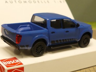 1/87 Busch Nissan Navara N-Gard blau 53710