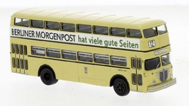 1/87 Brekina Büssing D2U Berliner Morgenpost BVG 61259