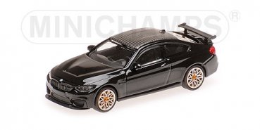1/87 Minichamps BMW M4 GTS 2016 schwarz metallic orange Räder 870 027102
