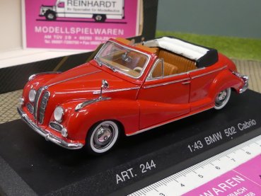 1/43 DetailCars BMW 502 Cabrio rot 244