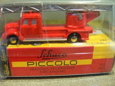 Schuco Piccolo Magirus Feuerwehr Drehleiter 01231