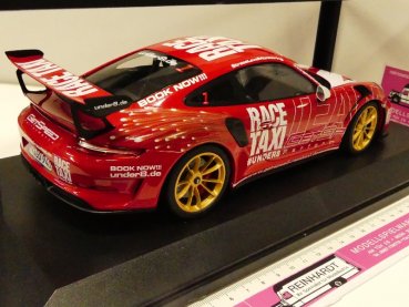 1/18 Minichamps Porsche 911 GT3 RS (991.2) GetSpeed Race Taxi