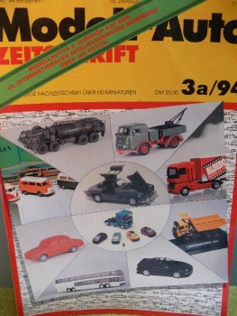 Modell Auto Zeitschrift MAZ 1994/3a   45.Spielwarenmesse Nürnberg