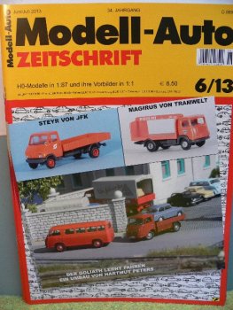 Modell Auto Zeitschrift MAZ 2013/6 Juni 2013