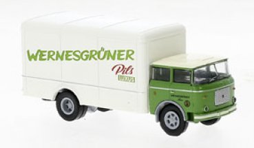 1/87 Brekina Skoda LIAZ 706 Wernesgrüner Koffer 71859