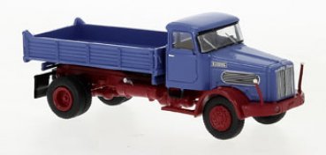 1/87 Brekina Büssing Commodore SAK Kipper blau 79253