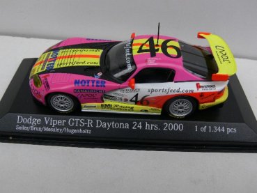 1/43 Minichamps Dodge Viper GTS-R Daytona 24hrs 2000 Seller/Brun/Messley 430001446