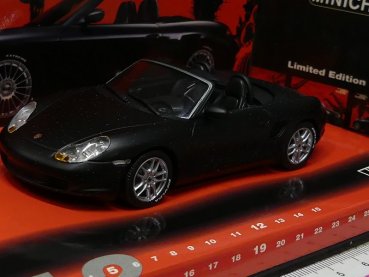 1/43 Minichamps Porsche Boxter S matt schwarz Fulda 2002 436062072