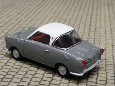 1/87 Brekina Goggomobil Coupe grau/weiß 27852