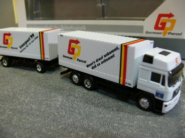 1/87 Herpa MAN F2000 German Parcel Transport 99 Tulo Box HZ 240741