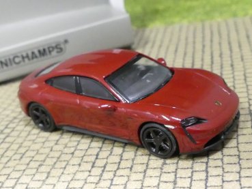 1/87 Minichamps Porsche Taycan Turbo S 2019 rot 870 068404