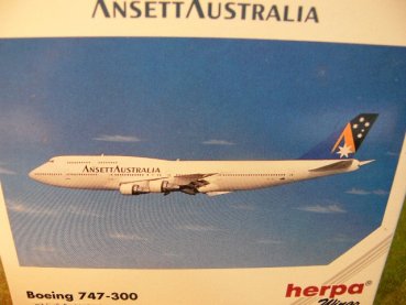 1/500 Herpa Boeing 747-300 Ansett Australia 503921 E