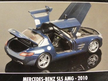 1/18 Minichamps MB SLS AMG 2010 blau metallic 100 039021