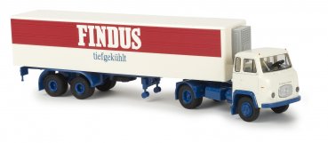 1/87 Brekina Scania LB 76 Koffer-SZ Findus 85161