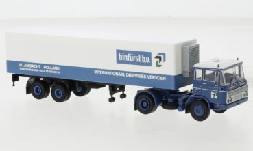 1/87 Brekina DAF FT 2600 Kühlkoffer-SZ Binfürst 85291