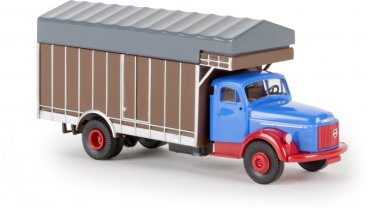 1/87 Brekina Volvo N 88 mit Großraumaufbau blau 85619