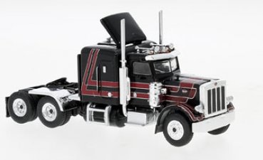 1/87 Brekina Peterbilt 359 schwarz/dunkelrot 85713