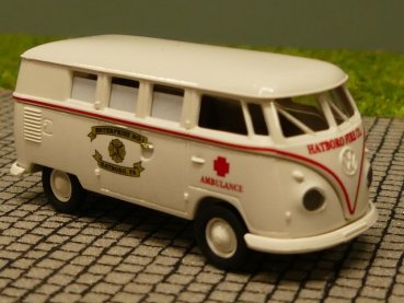 1/87 Brekina # 1412 VW T1 b Ambulance USA Bus 90799