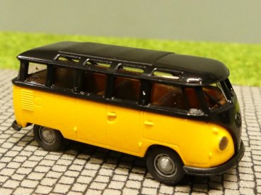 1/87 Brekina # 1443 VW T1 b Samba schwarz/gelb 31824