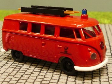 1/87 Brekina # 1454 VW T1 b Bus DBP Katastrophenschutz mit Dachleiter Sondermodell