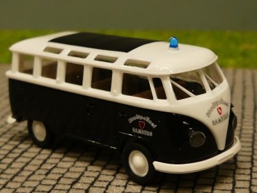 1/87 Brekina # 1495 VW T1 b Samba Stadtpolizei Bamberg 31830