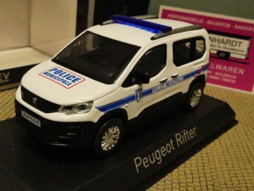1/43 Norev Peugeot Rifter 2019 Police Municipale 479066